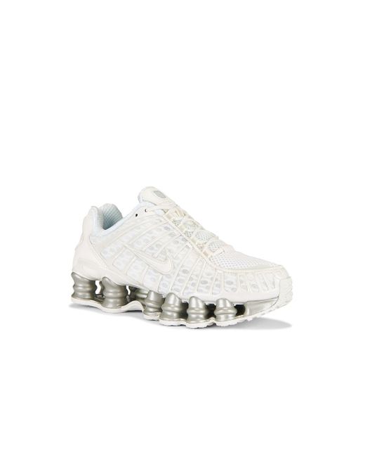 Nike White Shox Tl Sneaker
