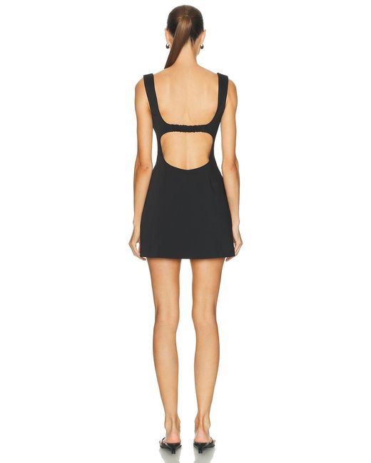 SIR. Alizee Structured Mini Dress in Black