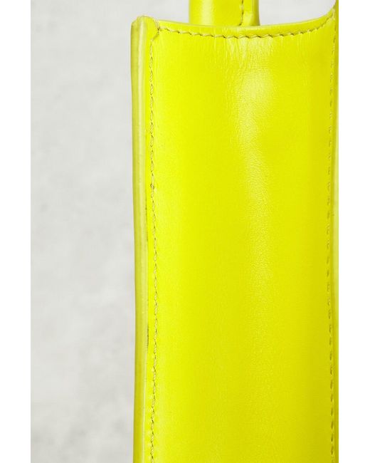 Céline Yellow Mini Vertical Cabas Tote Bag