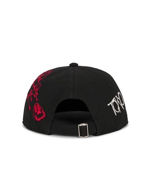 Y-3 Black Chito Graphic Cap for men