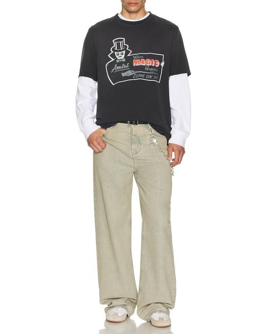 Amiri Black Magic Oversized Tee for men