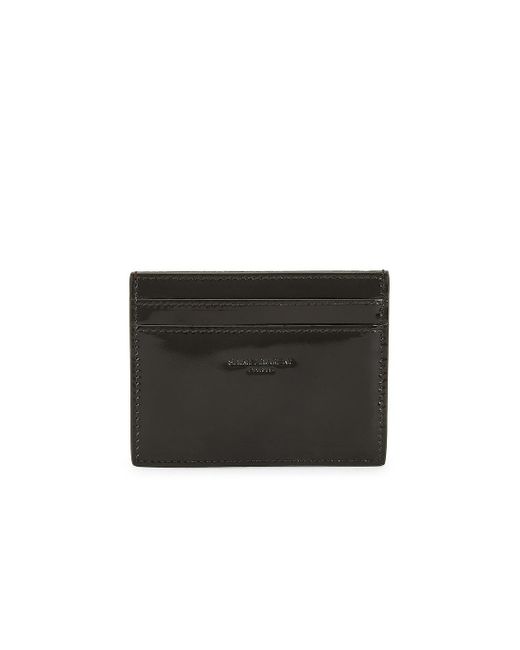 Saint Laurent Black Credit Card Case for men
