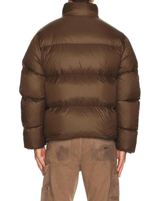 Amiri Brown Bones Down Jacket for men