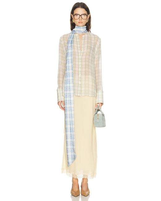 Acne White Serena Top