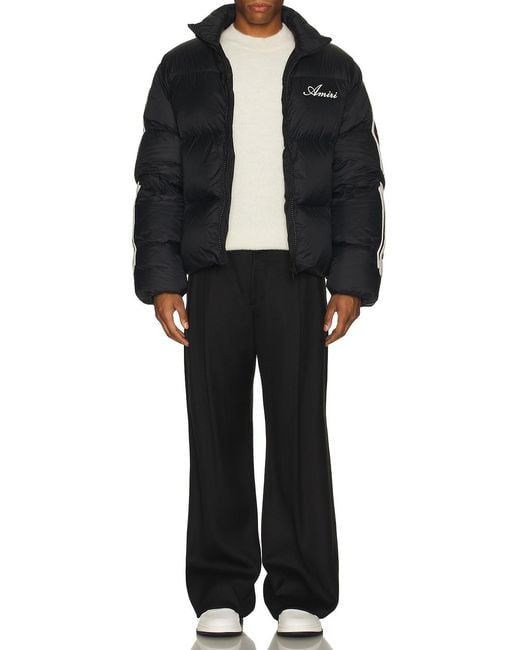 Amiri Black Bones Down Jacket for men