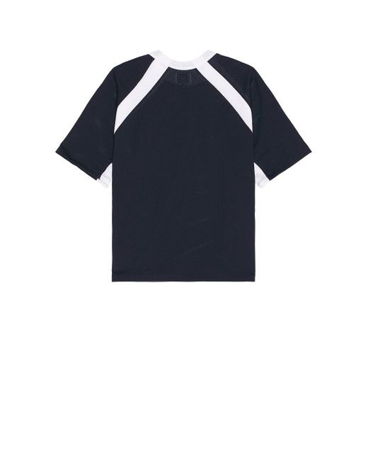 Rhude Blue Mesh Tee for men
