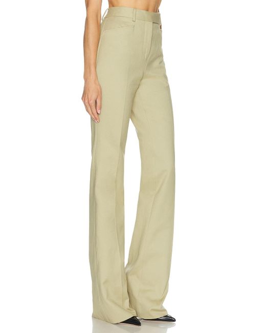 Tom Ford Yellow Tailored Wide Leg Pant