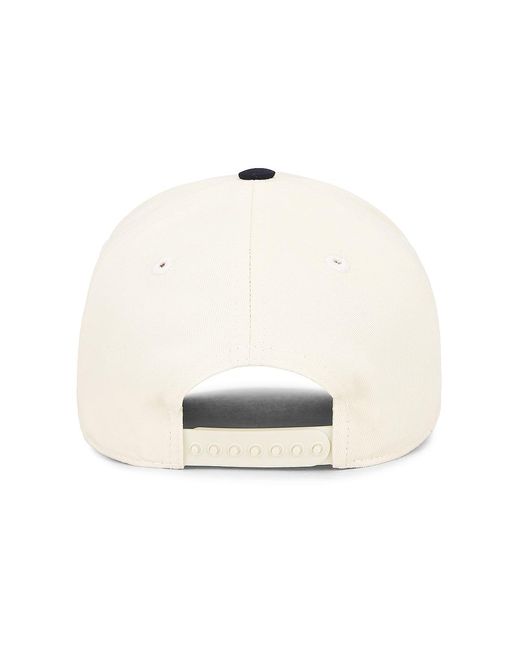 Siegelman Stable White Five Panel Hat for men
