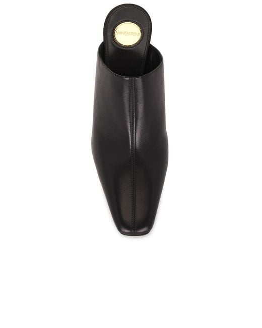 Saint Laurent Black Jill Mule Pump