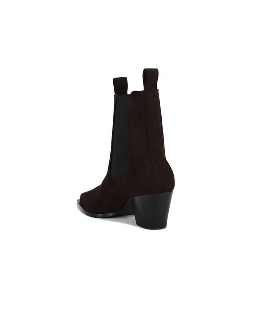 Totême  Black Suede City Boot
