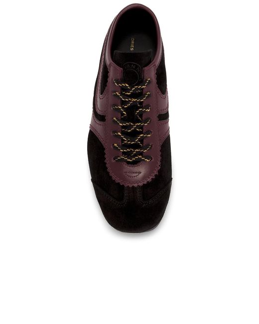 Dries Van Noten Brown Slim Sneaker