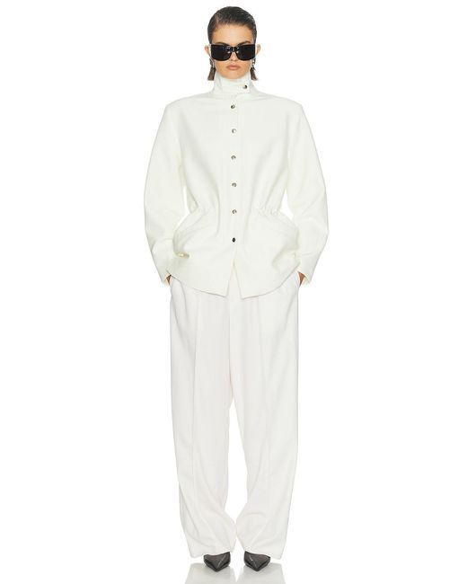 The Sei White Field Jacket