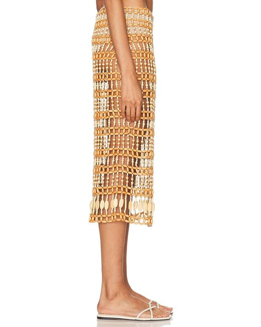 Staud Natural Abaco Skirt