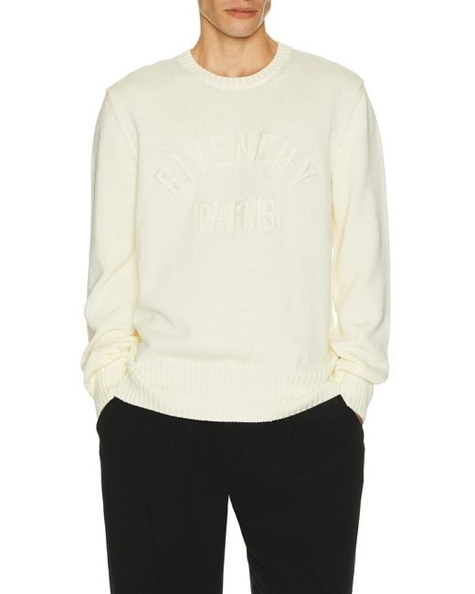 Givenchy White Sweater for men
