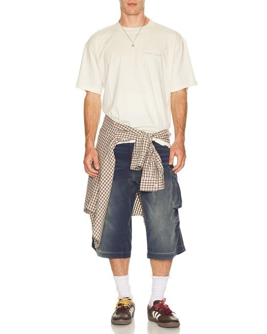 Represent White Reverse Resent Tee for men