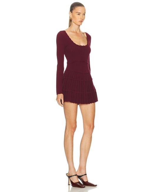 LoveShackFancy Red Lavender Dress