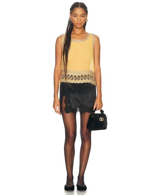 Bode Black Ducat Tank Top