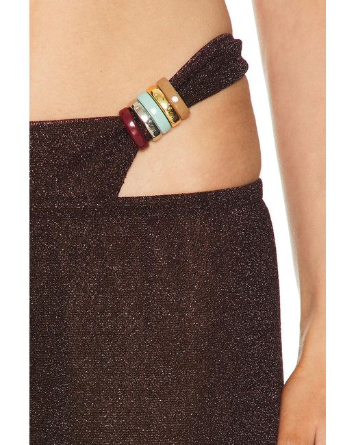 Oseree Brown Lumiere Multi Ring Pant