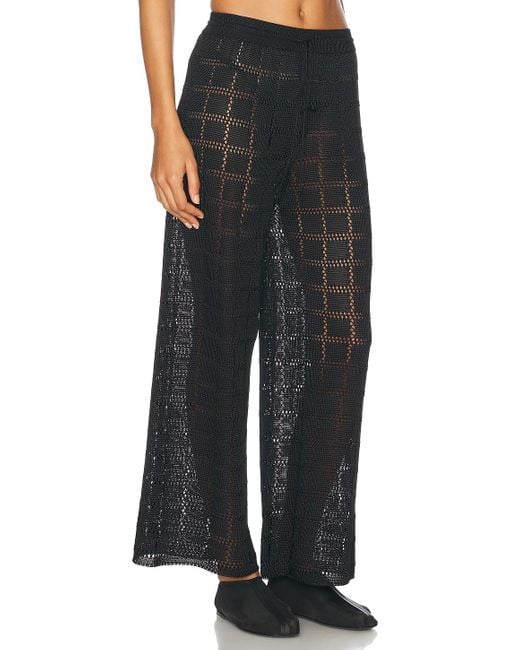 Calle Del Mar Black Patchwork Pant