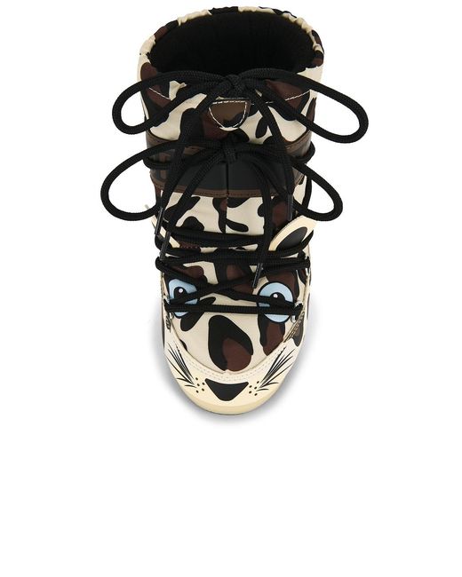 Moon Boot Black Junior Icon Animal Boot