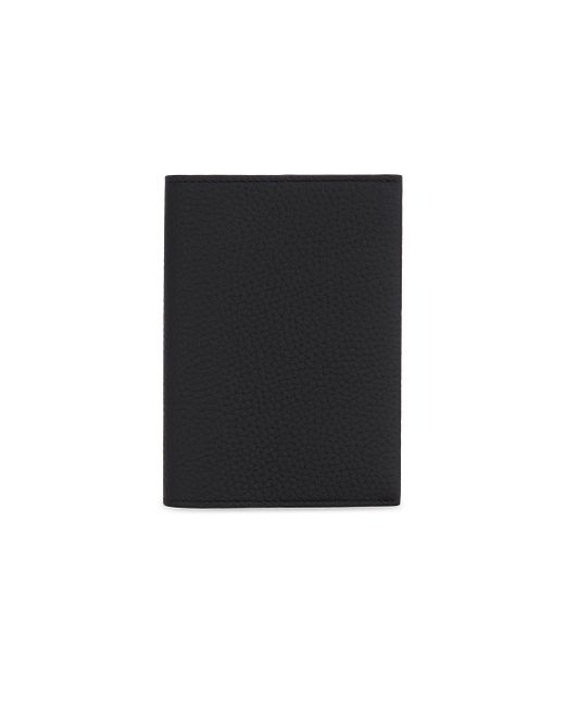 The Row Black Passport Holder