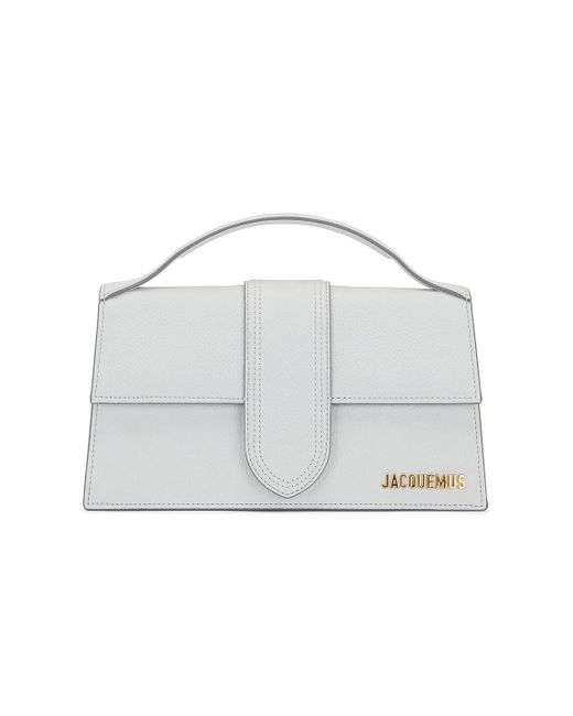 Jacquemus Leather Le Grand Bambino Bag in Light Grey (Gray) Lyst