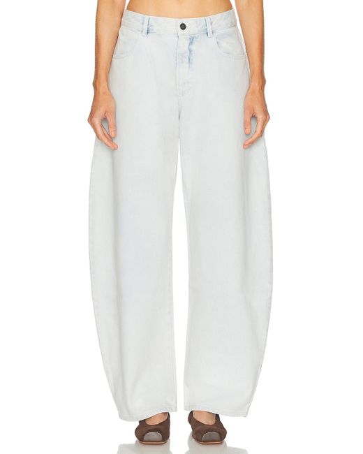 Alaïa White Alaϊa Low Rise Round Leg