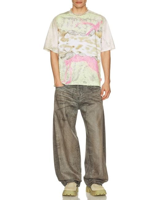 DIESEL Multicolor Clint Tee for men