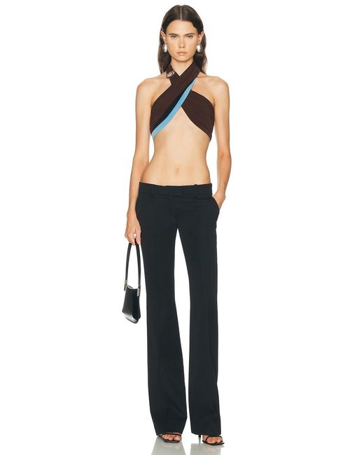 Coperni Black Crossed Top