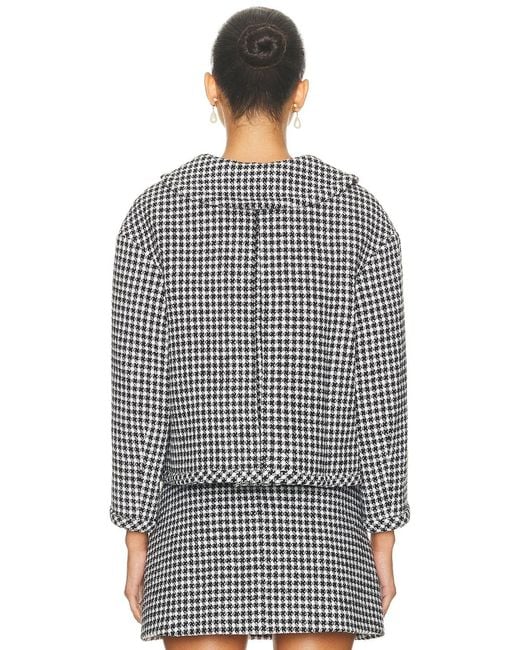 Marc Jacobs Blue Gingham Tweed Jacket