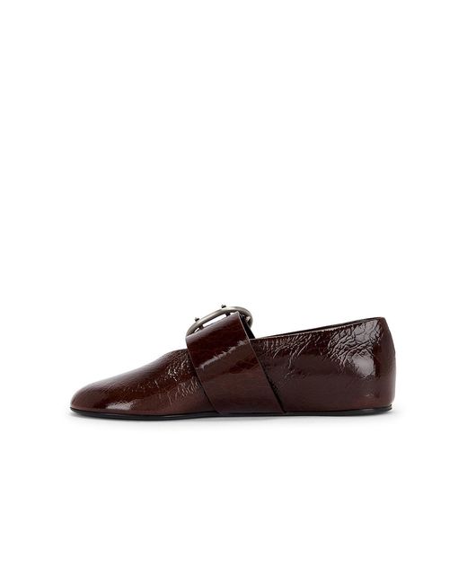 Jil Sander Brown Ballerina Flat