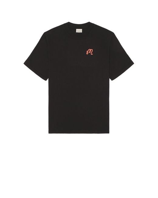 Malbon Black Bermuda Rooster Tee for men