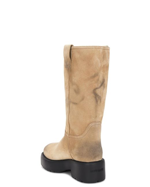 Miu Miu Natural Suede Boot
