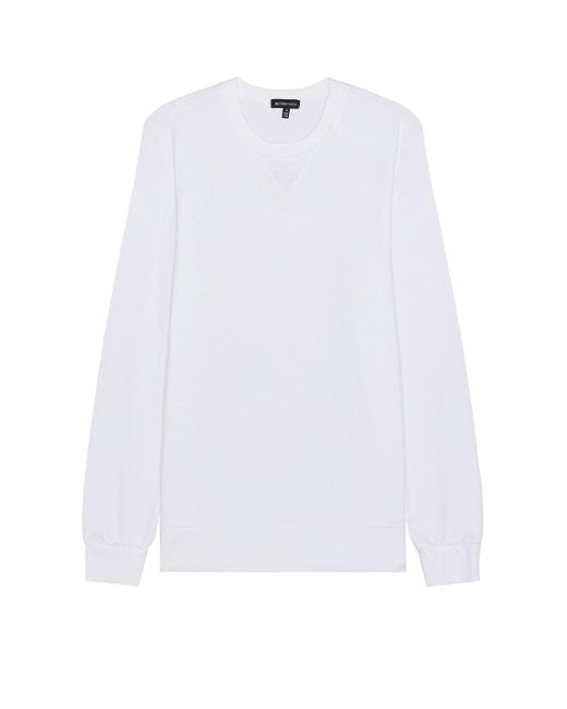 Beyond Yoga White Always Beyond Pullover Crew for men