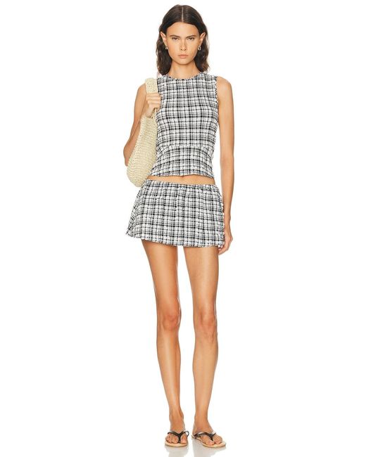 Solid & Striped White The Brinley Top