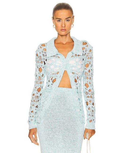 Christopher Esber Cotton Crochet Button 