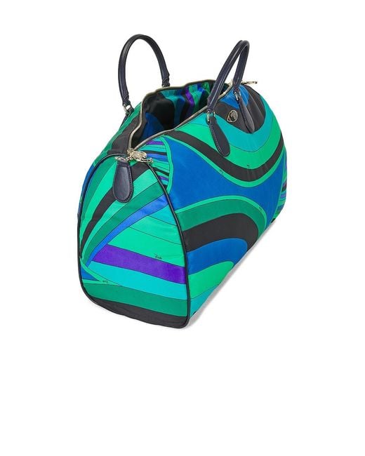 Emilio Pucci Blue Keepall Bag