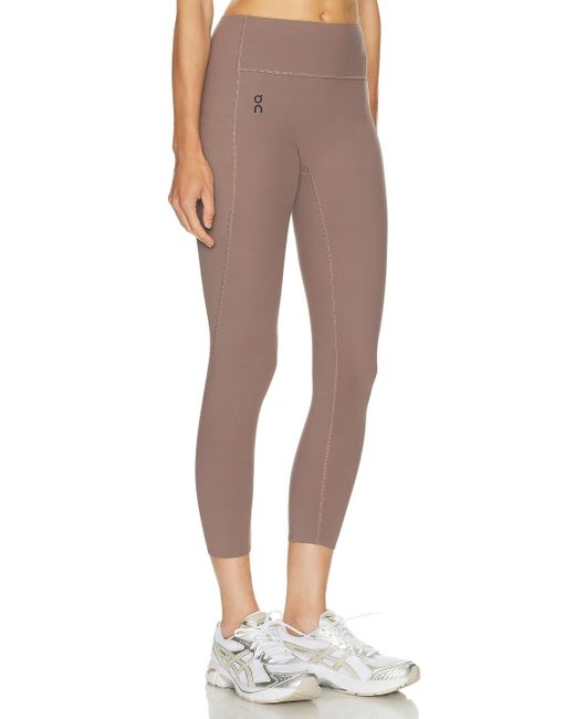 On Shoes Natural Studio 7/8 Legging