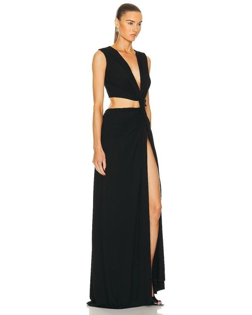 Sid Neigum Black Triple Loop Knit Dress