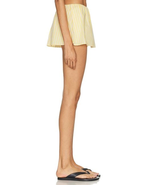 Solid & Striped Yellow The Brinley Skirt