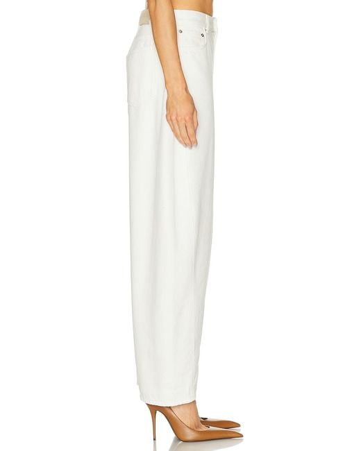 Givenchy White Horseshoe Leg
