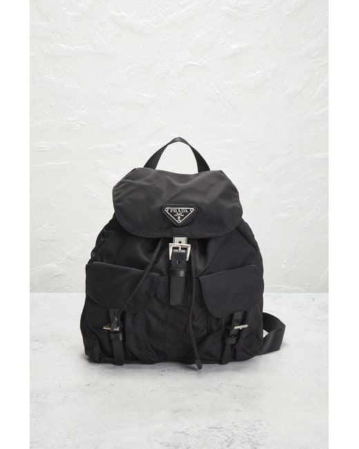Prada Black Tessuto Backpack
