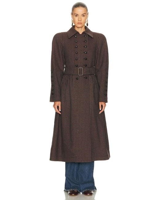 Chloé Gray Double Breasted Coat