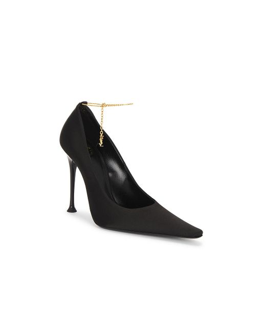 Saint Laurent Black Doville Pump