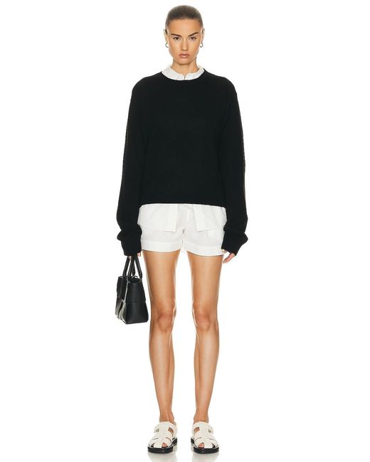 ÉTERNE Black James Cashmere Sweater