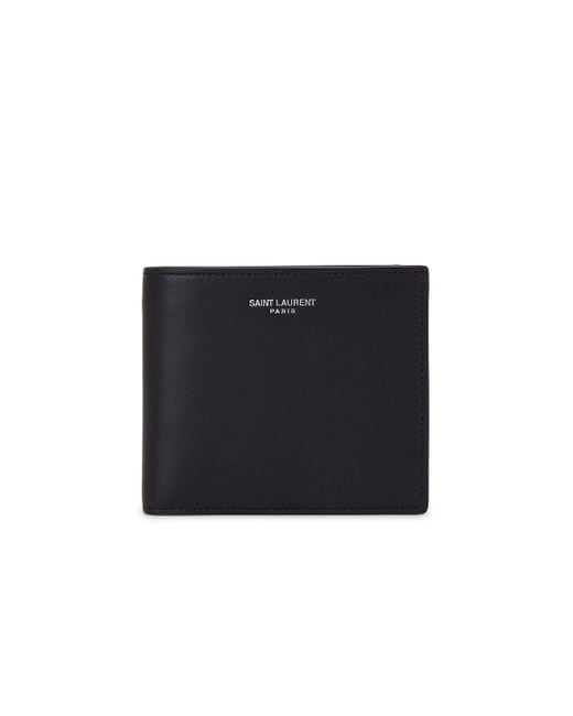 Saint Laurent Black East West Wallet for men