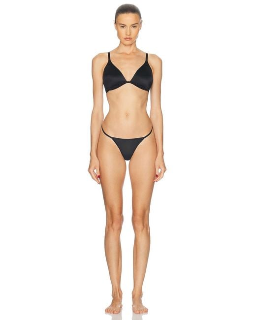 Negative Underwear Black Sieve String Thong