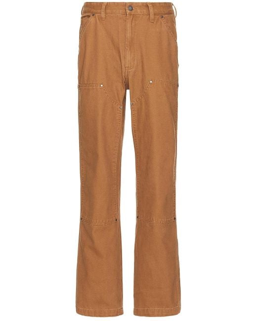 Dickies Brown Double Front Duck Pants for men