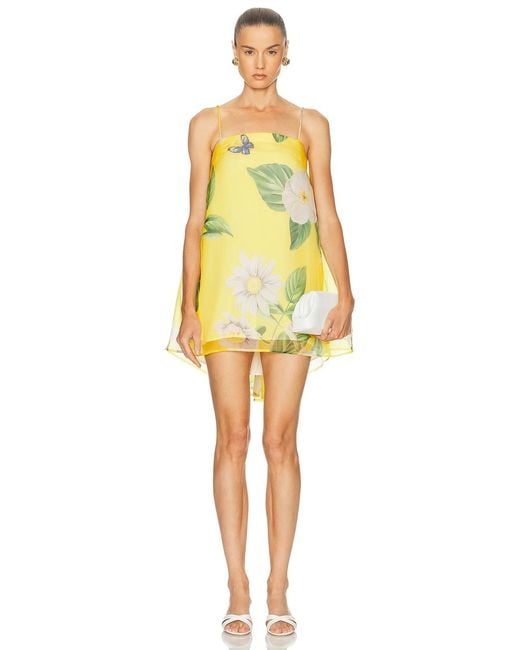 LEO LIN Yellow Sylvia Top