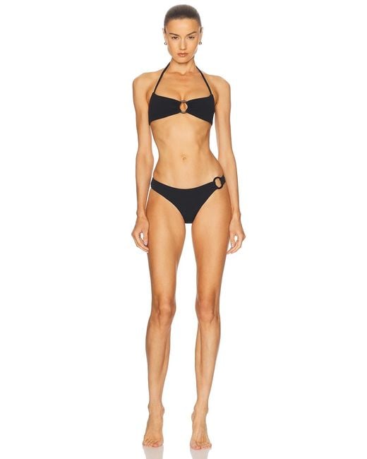 Matteau Blue Ring Brief Bikini Bottom